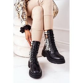 Työntekijät joustavasta mustasta kankaasta rakkaustarina ruskea 1