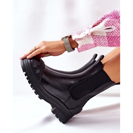 Mustat lämpimät saapikkaat Jodhpur -saappaat Time Off 1