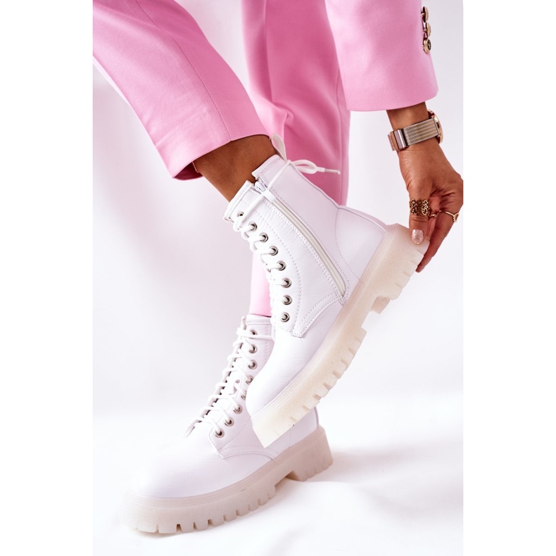 Tyylikkäät valkoiset Graal -saappaat valkoinen 2