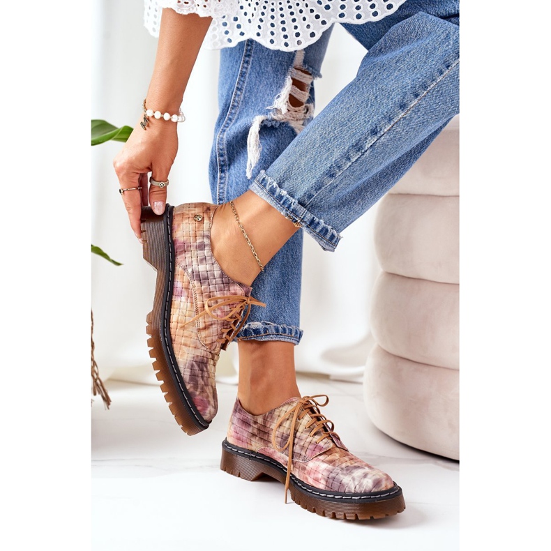 Naisten Oxfords-nahkakengät Maciejka 04087-46 Monivärinen 1