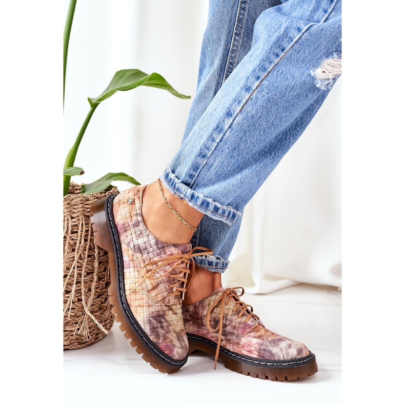 Naisten Oxfords-nahkakengät Maciejka 04087-46 Monivärinen 2