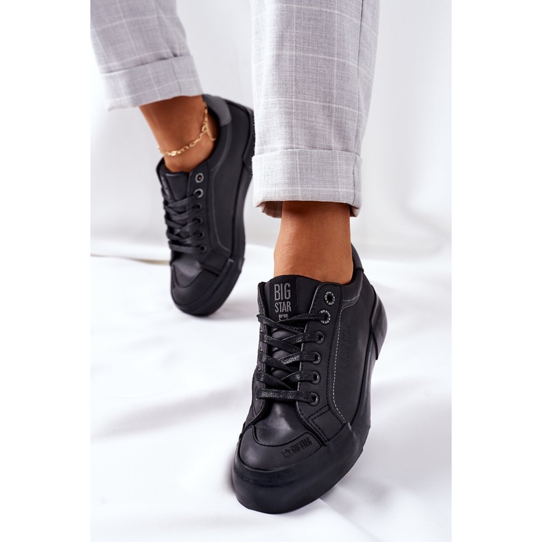 Naisten nahkakengät Big Star II274029 musta 2