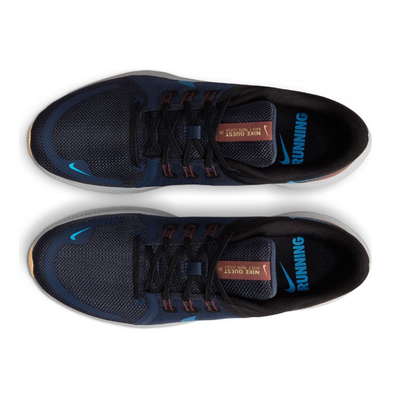 Nike Quest 4 M DA1105-400 juoksukenkä tummansininen 1