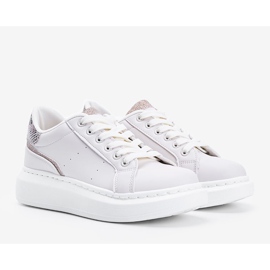 Beige lenkkarit, joissa paksu Aliccer -pohja 1