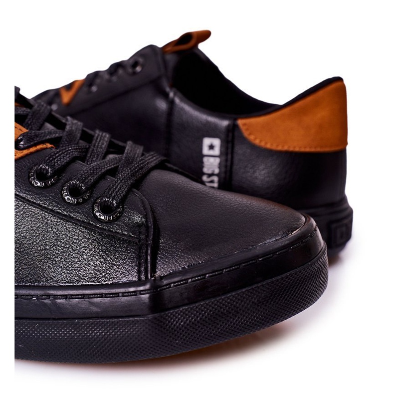 Miesten nahkatossut Big Star GG174026 Musta 1