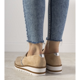 Liukuvat hopeakengät GF-FD9-nastoilla beige 1