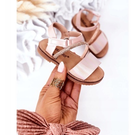 FR1 Lasten sandaalit, joissa paljetit Pink Blake vaaleanpunainen 2