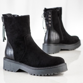 J. Star Mokkanahkaiset sidonta musta 1