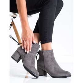 J. Star Saappaat sitovilla harmaa 2