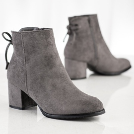 J. Star Saappaat sitovilla harmaa 1