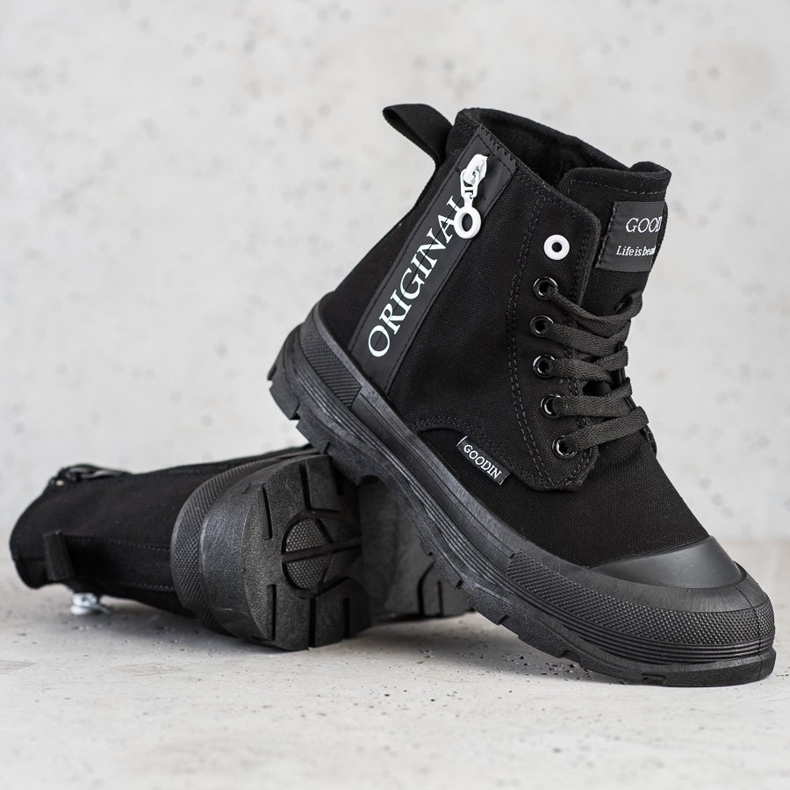 Goodin Alkuperäiset korkeat lenkkarit musta 1