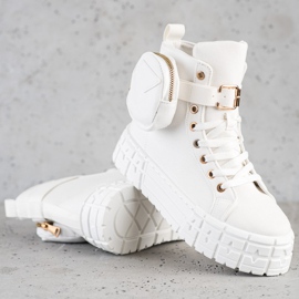 Goodin Lenkkarit Platformissa Tasku valkoinen 1