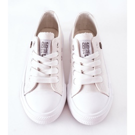 Lasten nahkakengät Big Star FF374300 Valkoinen 1