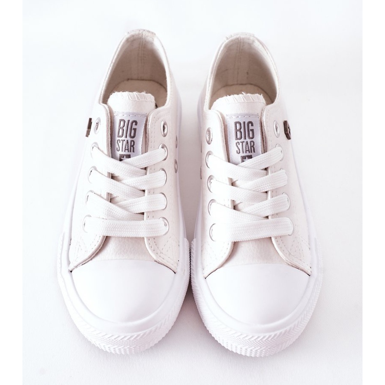 Lasten nahkakengät Big Star FF374300 Valkoinen 1
