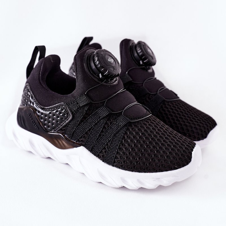 Lasten urheilukengät, joissa ABCKIDS -nuppi musta 2