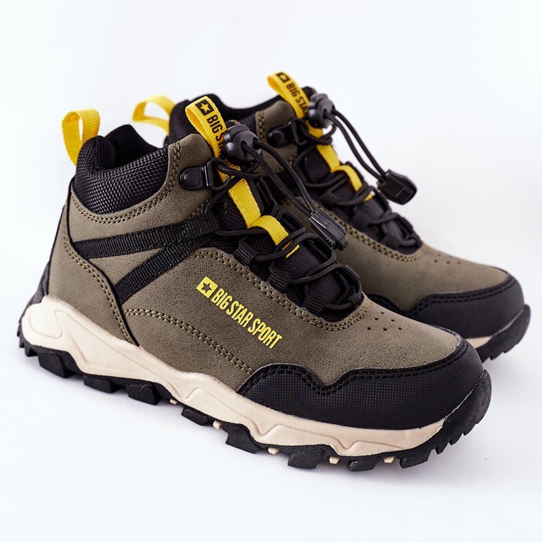 Lasten vaelluskengät Big Star GG374047 Khaki vihreä 2