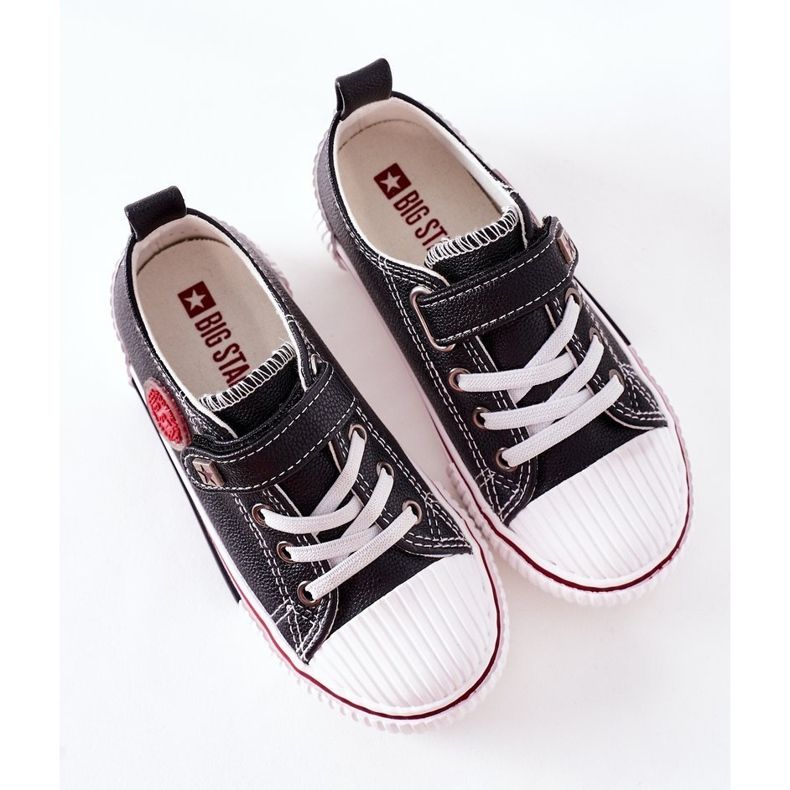 Lasten nahkakengät Big Star II374042 Musta 1