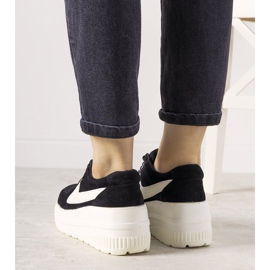 Mustat urheilukengät, joissa on korkea Chillout -pohja 1