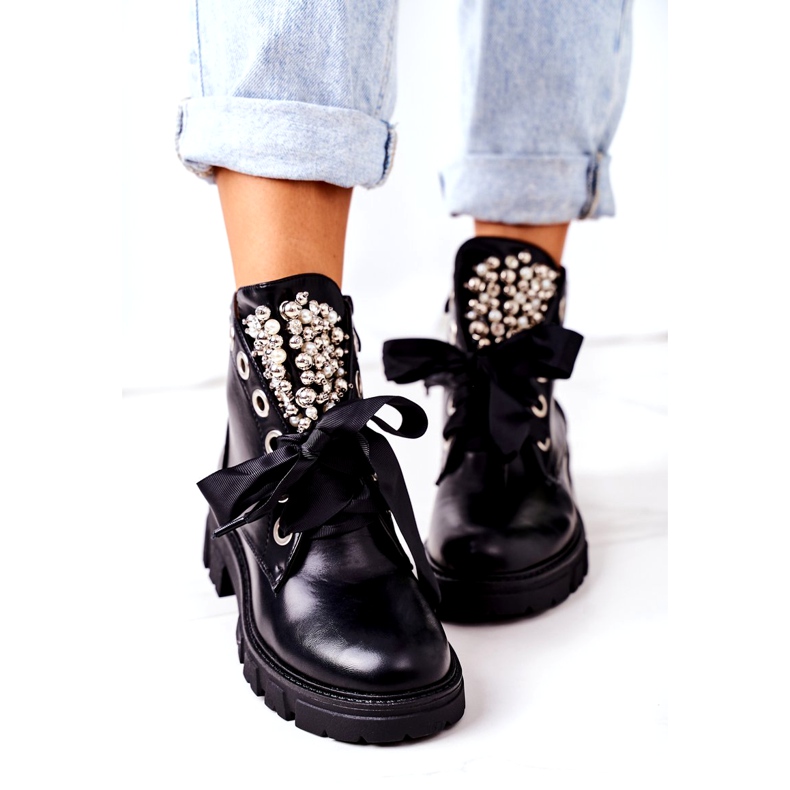 PS1 Lämpimät työntekijät metallihelmillä Musta Perla 4