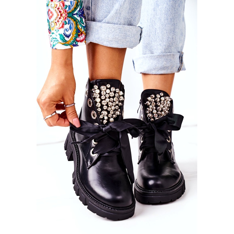 PS1 Lämpimät työntekijät metallihelmillä Musta Perla 5