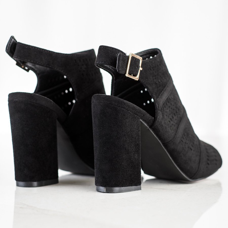 Renda Avoimet sandaalit postissa musta 1