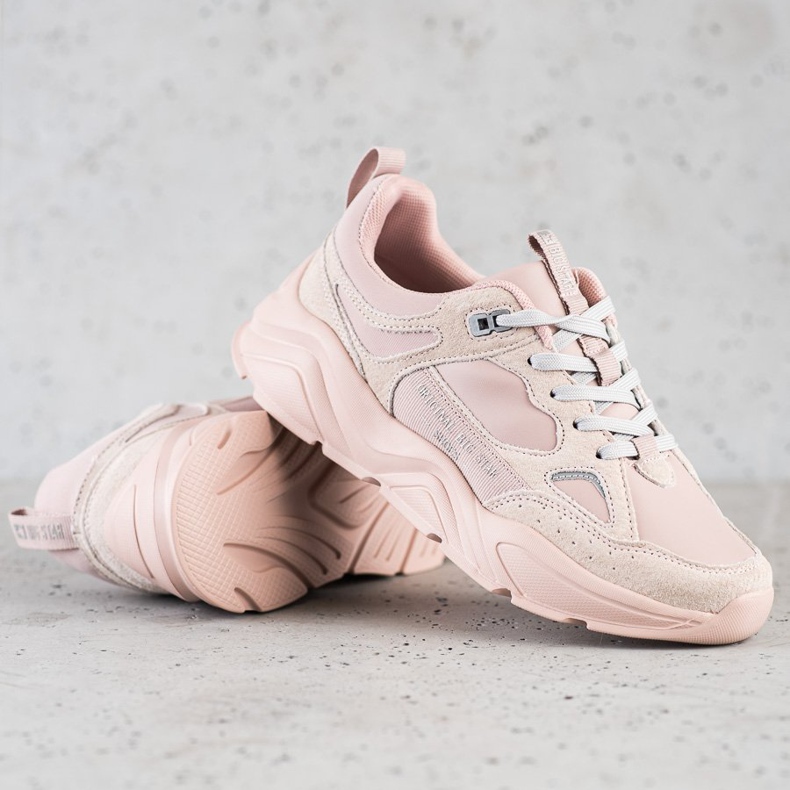 Naisten lenkkarit Big Star GG274655 vaaleanpunainen 1