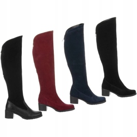 Olivier Mustat Agnes -eristetyt saappaat 6