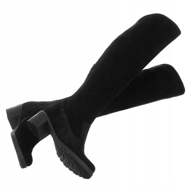 Olivier Mustat Agnes -eristetyt saappaat 3