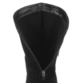 Olivier Mustat Agnes -eristetyt saappaat 5