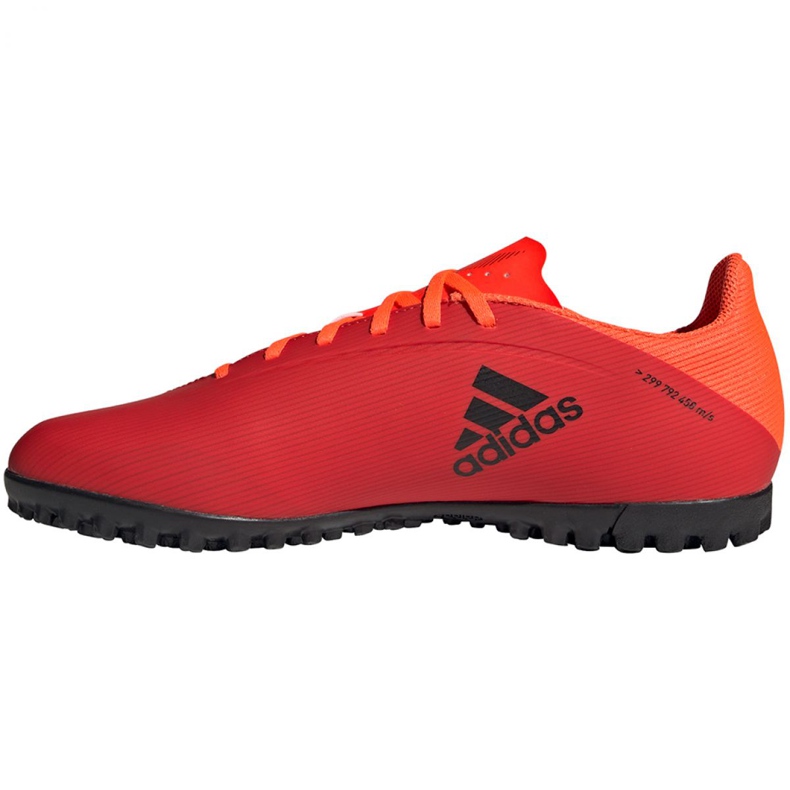 Adidas X Speedflow.4 Tf M FY3336 jalkapallokengät appelsiinit ja punaiset 2