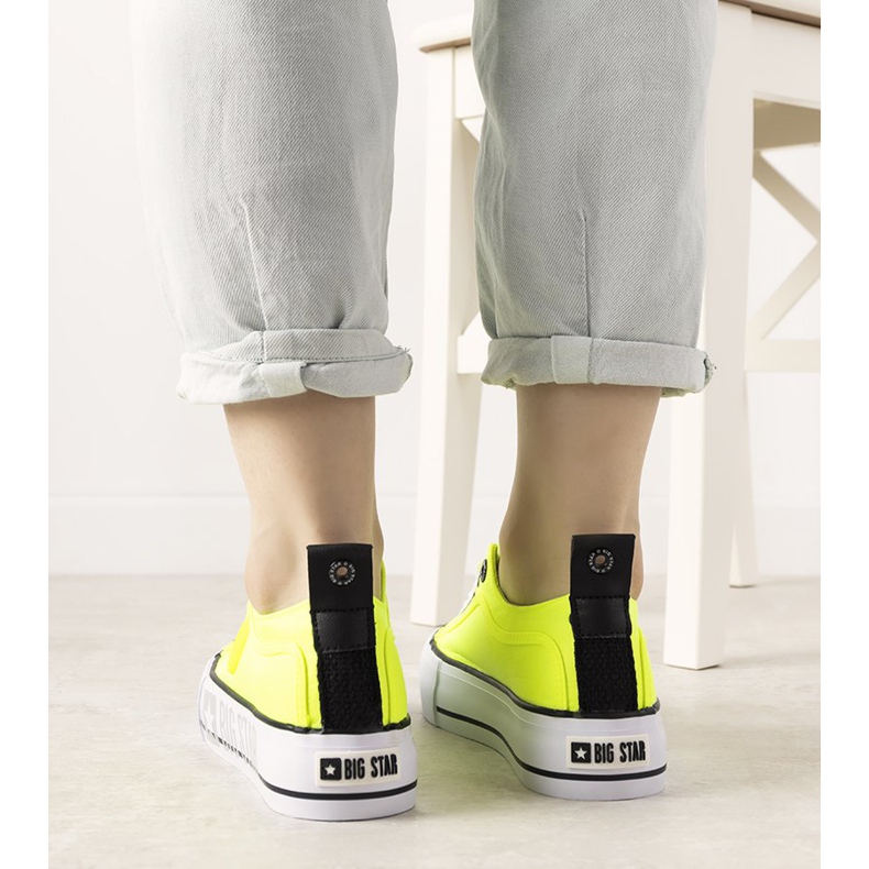 Alexa keltaiset neon -lenkkarit Big Star naisille keltainen 1