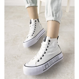 Naisten valkoiset Big Star -lenkkarit Balvinilta valkoinen 1