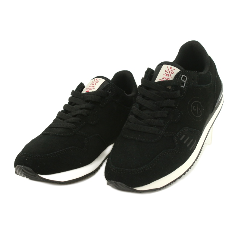 Cross Jeans Naisten urheilukengät risti farkut musta II2R4028c 2