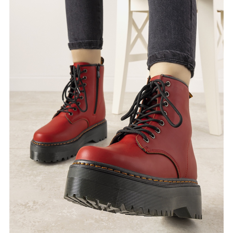 Madeline punaiset naisten saappaat punainen 2