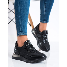 VINCEZA Glitter Tennarit musta 1