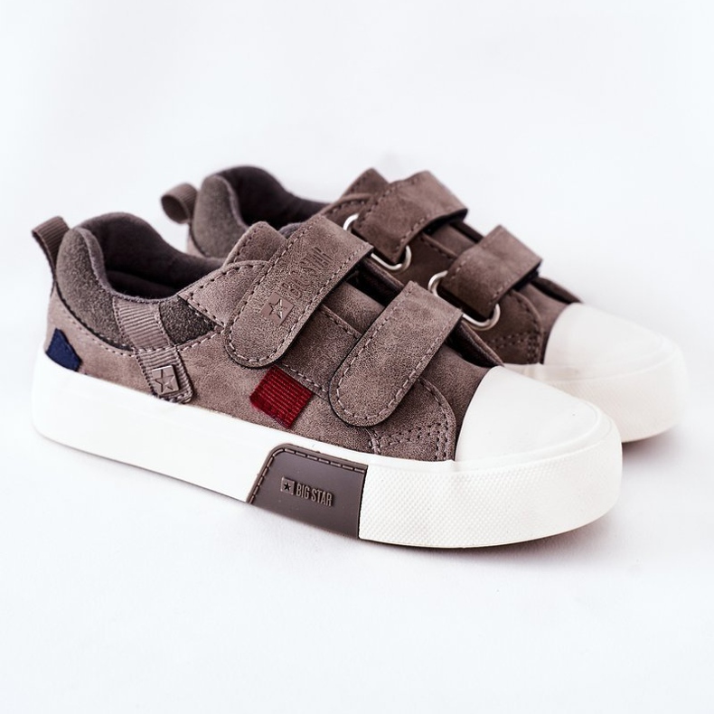 Lasten lenkkarit tarranauhalla Big Star II374018 harmaa 2