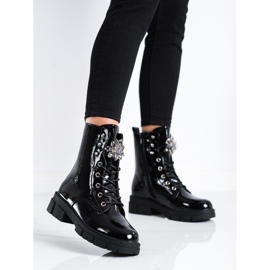 S. BARSKI Työntekijät S.BARSKIN kristallikoristeella musta 1