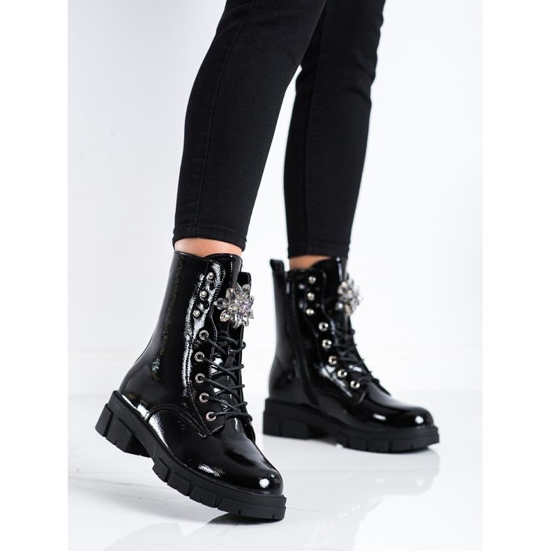 S. BARSKI Työntekijät S.BARSKIN kristallikoristeella musta 1