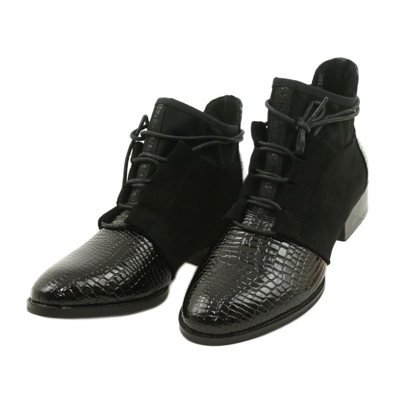 Naisten saappaat Nahka Filippo Musta DBT3034 / 21 BK 2