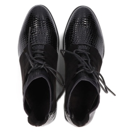 Naisten saappaat Nahka Filippo Musta DBT3034 / 21 BK 4