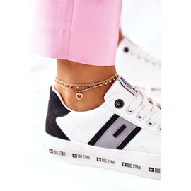 Nahka lenkkarit Big Star II274071 Valkoinen Platform 1