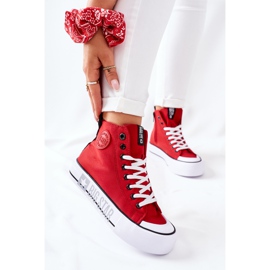 Korkeat lenkkarit Big Star II274018 Punainen Platform 2