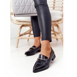 S.Barski Tyylikkäät mokkasiinit S. Barski Premium lakattu musta 2