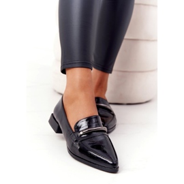 S.Barski Tyylikkäät mokkasiinit S. Barski Premium lakattu musta 4