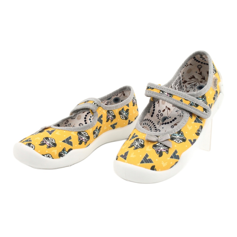 Befado lasten kengät 114X424 harmaa kultainen 3