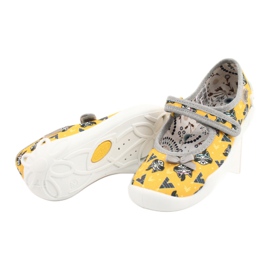 Befado lasten kengät 114X424 harmaa kultainen 4