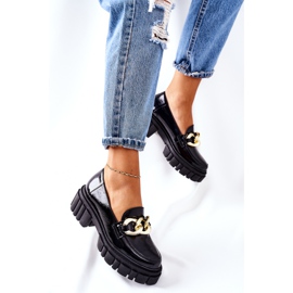 Naisten Loaferit Nahkaiset Loaferit Musta Laura Messi 2339 2