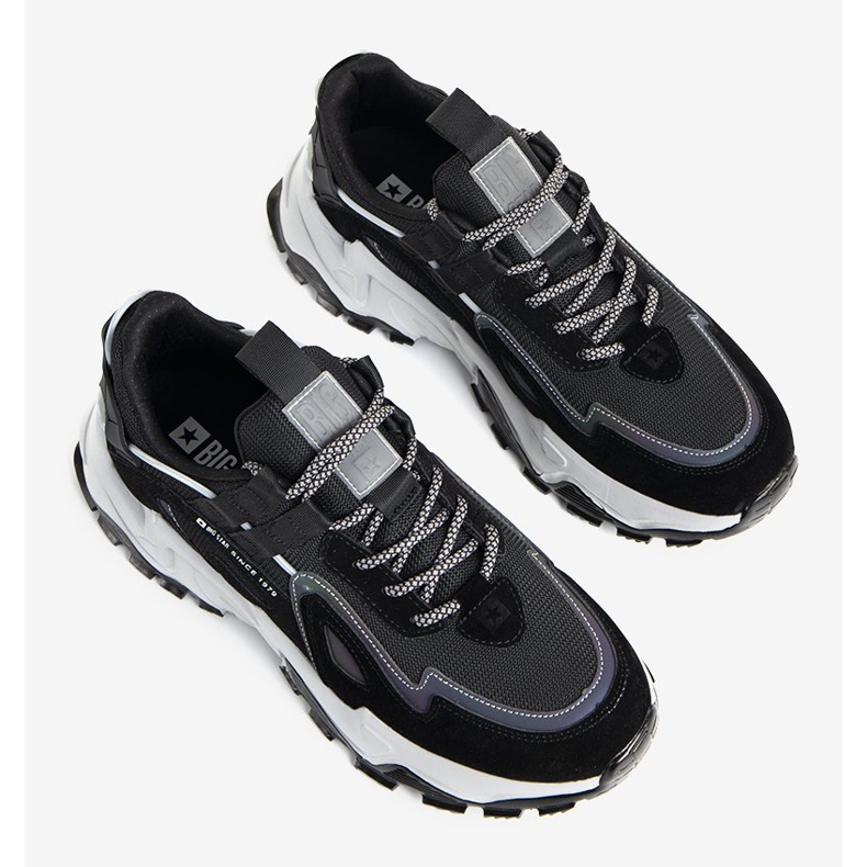 Big Star mustat miesten Tiger -lenkkarit 1