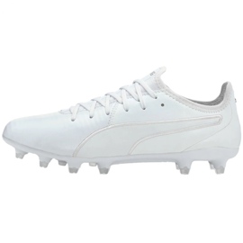 Jalkapallokengät Puma King Pro Fg M 105608 05 valkoinen valkoinen 2