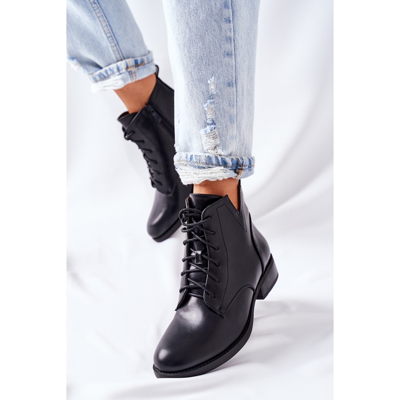 S.Barski Klassiset naisten saapikkaat Jodhpur S. Barski Bello musta 2